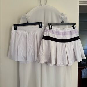 Excellent Condition Puma and Nike White Golf Skorts Size Small